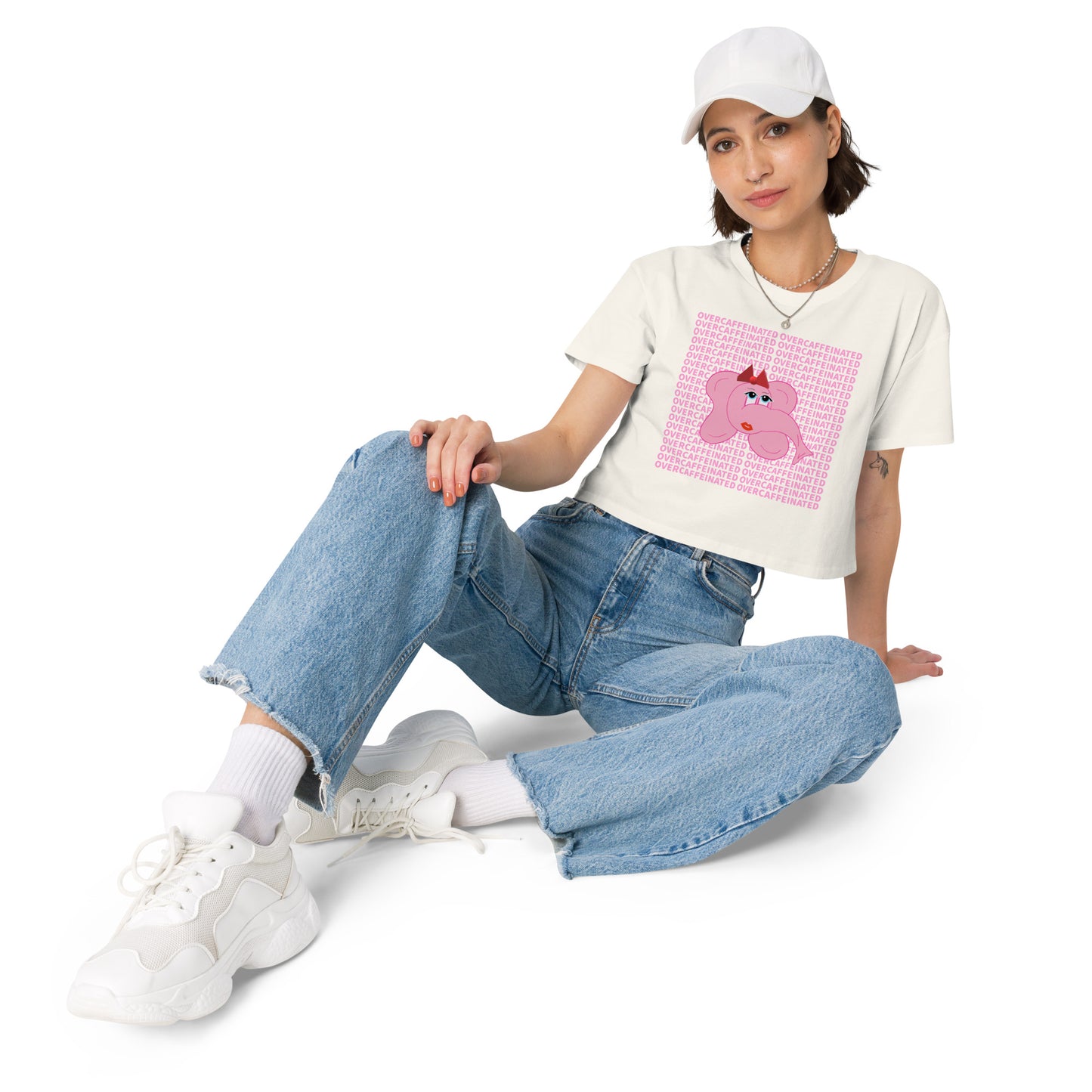 Overcaffeinated con Primera - crop top