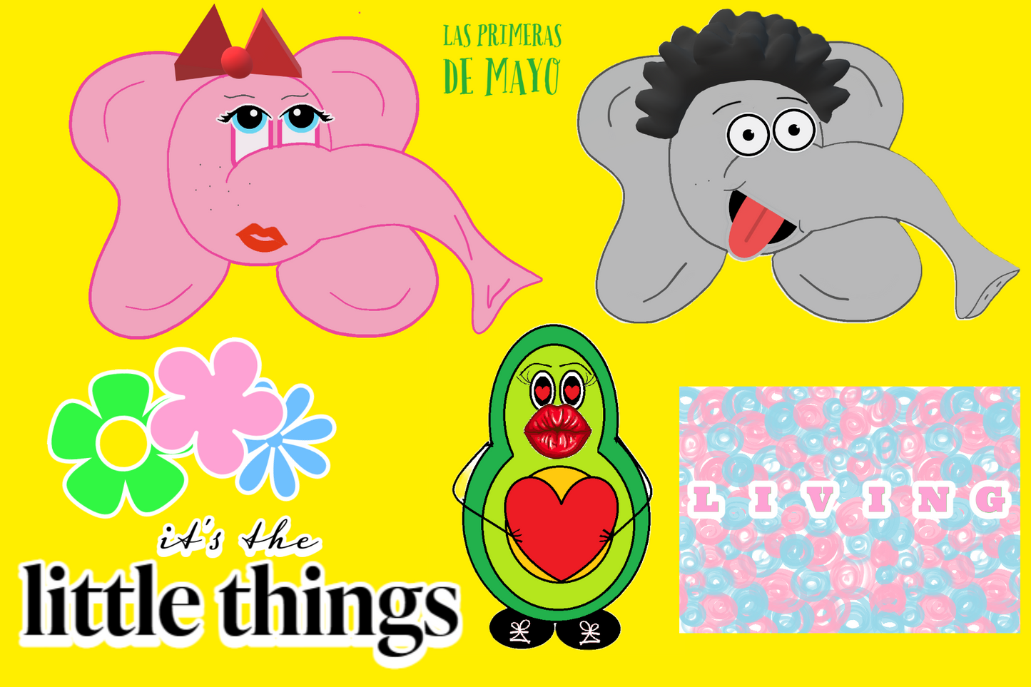 Las Primeras de Mayo II - Sticker Sheet