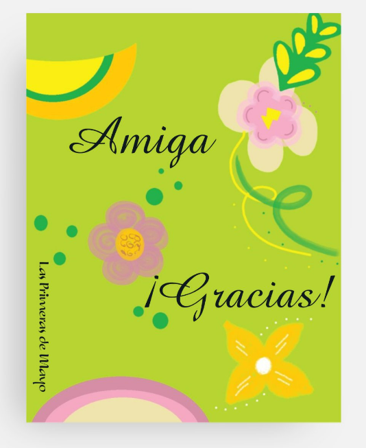 Amiga ¡Gracias! - Postal