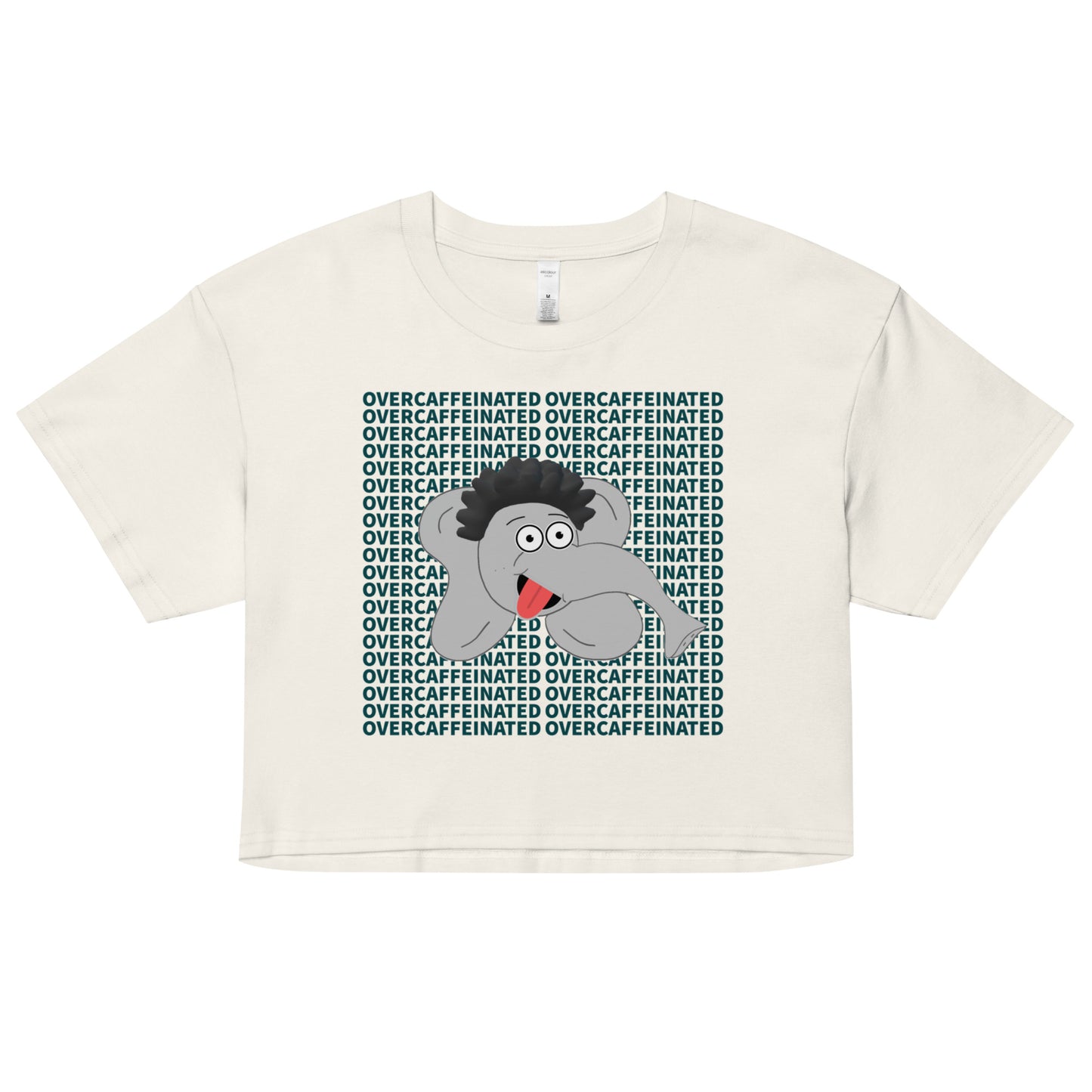 Overcaffeinated con Segundo - Crop Top